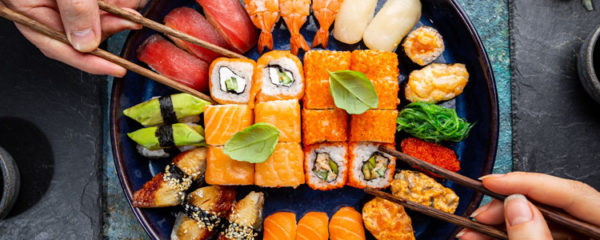 Plat des sushis